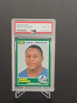 Partitura 1989 - Barry Sanders #257 (RC) Foto 1 de 2