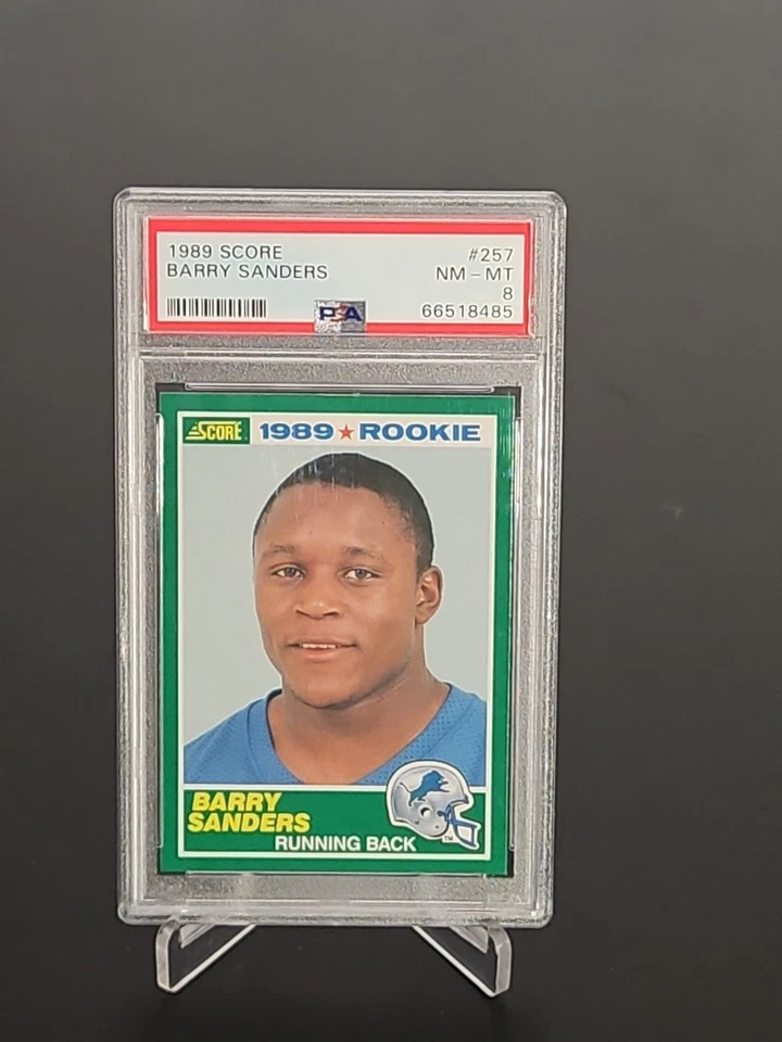 1989 年分数 - 巴里·桑德斯 #257 (RC) — 第 1/2 张图片