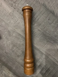Molinillo de pimienta vintage antiguo Thompson 17” madera nogal acero al carbono Cal EE. UU. - Imagen 1 de 6