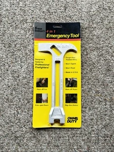 On Duty 4 in 1 Emergency Tool Made in USA Alloy Vintage NEW IN PACKAGE - Picture 1 of 2