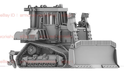 Bulldozer blindado israelí 1/72 impreso en 3D CAT D5N sin pintar Foto 1 de 4