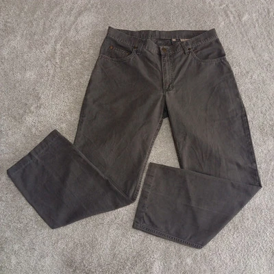 Bills Khakis 5 Pocket Pants Mens 35x28 Gray Weathered Canvas Khakis USA EB 6113 - Image 1 of 4