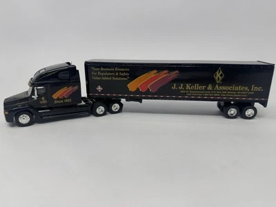 SpecCast JJ Keller Freightliner C120 Diecast 1:64 Semi Truck Tractor 48’ Trailer - Image 1 of 4