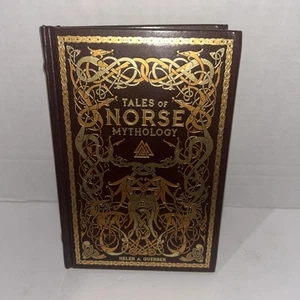 TALES OF NORSE MYTHOLOGY by Helen Guerber 2017 Hardcover Gold gilt Fast Shipping - Picture 1 of 7