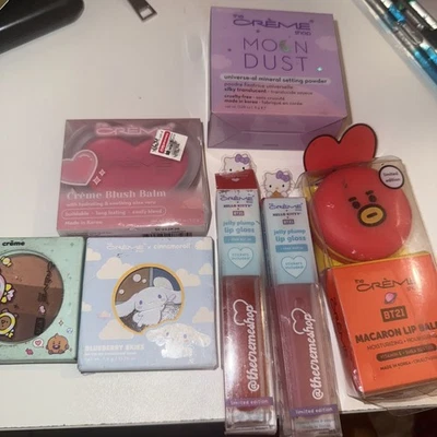 Nuevo en caja Hello Kitty The Creme Shop maquillaje facial belleza lote paquete conjunto de regalo Foto 1 de 4