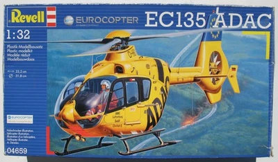 Revell 04659 EUROCOPTER EC 135 ADAC 1:32 Hubschrauber Bausatz Helicopter Model - Bild 1 von 4