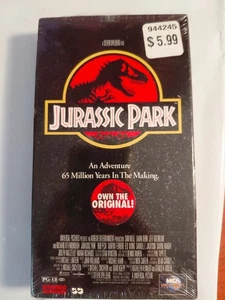 VHS Jurassic Park Factory SEALED New old stock 1993 movie Stephen Spielberg - Picture 1 of 6