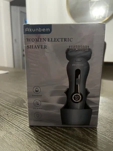 Akunbem Mint Green Women's Electric Shaver Wet / Dry New USA Seller - Picture 1 of 2