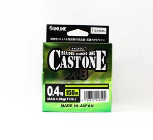 Sunline P.E Line X8 Cast One HG 150M P.E 0.4 6lb Light Green (8590) - Picture 1 of 6