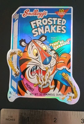 Vintage Holographic Prism Vending Machine Sticker Wacky Packages Special Edition - Image 1 of 4
