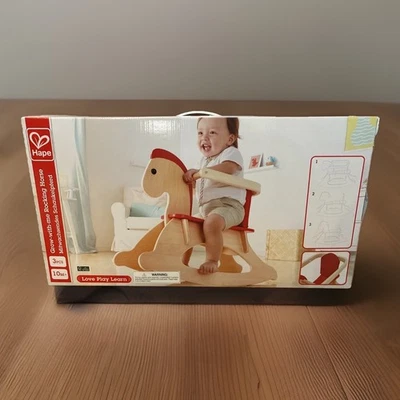 Hape Grow With Me Wooden Rocking Horse Light Wood, Adjustable,  Baby & Toddler - Image 1 of 4