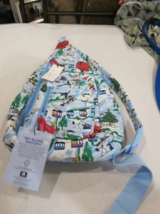VERA BRADLEY+ PEANUTS SKI SLOPE SNOOPY SLING BACKPACK NEW WITH TAGS 19" TALL - Bild 1 von 6