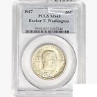 1947 Booker T Washington Half Dollar Coin PCGS MS65