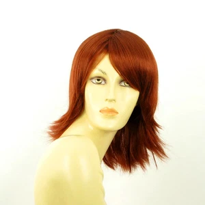 mid length wig for women smooth copper intense ref: KAREN 350 PERUK - Picture 1 of 8