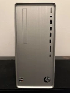 HP Pavilion (512GB SSD, AMD Ryzen 5 5600G, 3.9 GHz, 12GB) Desktop - Silver... - Picture 1 of 9