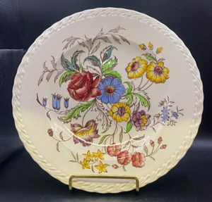 Vintage Vernon Kilns "May Flower" Large 10" Round plate - Handpainted in USA - Picture 1 of 6
