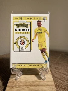2019-20 Panini Chronicles Contenders Rookie Ticket Red Samuel Chukwueze #RT-12 - Picture 1 of 2
