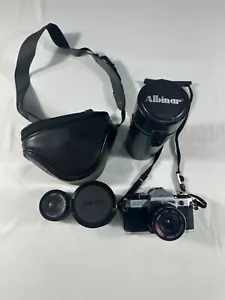 Canon AE-1 Program fotocamera reflex pellicola 35mm con obiettivo multiplo testata e funzionante! - Foto 1 di 12
