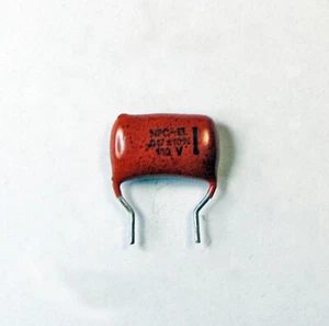 2 pcs NPC-El Menco 47nF 100V Capacitor, Gibson tone Sprague 6PS NOS - Picture 1 of 1
