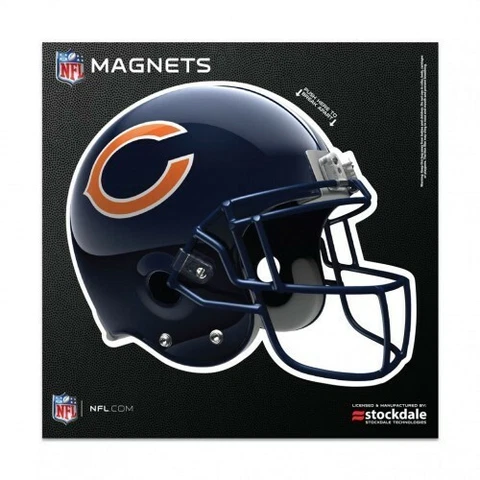 CHICAGO BEARS "Helmet" ~ Official NFL 4.5 x 5.5 Die-Cut Color Magnet ~ New! Cover