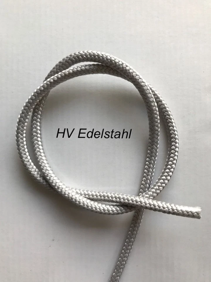 MARKENLOS Polypropylenseil 8mm Grau 1m Hängematte Sonnensegel Boxsack Sonnensegelmast