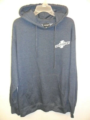Sudadera con capucha para hombre INDEPENDENT - azul marino brezo - grande - nueva con etiquetas Foto 1 de 2