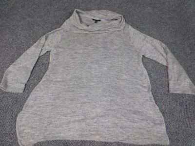 Tommy Hilfiger женщин свитер большой серый пуловер эластичной классический - Изображение 1 из 4