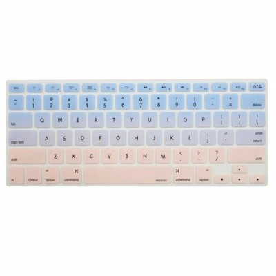 Cubierta de revestimiento de teclado de silicona para Macbook Air Pro 13 15 versión Retina 2012-2017 Foto 1 de 3