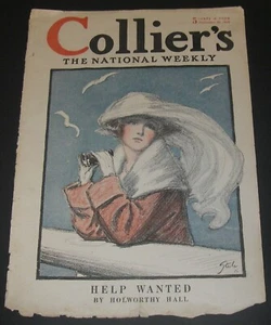 Original Collier's 1916 Sep 30 Frederic Dorr Steele Cover Art Magazine - Bild 1 von 3