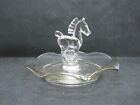 Vintage Knox Glass KR Haley Pacemaker Horse Trinket Ring Dish Ashtray 1930-1940s