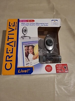 Creative Webcam Live. Compatible with up to Windows XP NIB USB Video Audio - Image 1 of 4