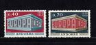 Andorra (Fr.) stamps #188 & 189, 1969 Europa set, MHOG, SCV $18.50