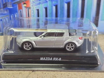 KYOSHO MAZDA RX-8 [PLATEADO] ESCALA 1:64 MAZDA MOTOR ROTATIVO COLECCIÓN SERIE Foto 1 de 4