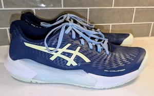 NICE Asics Womens Gel Challenger 14 Blue Clay Tennis Shoes Sneakers Size 9 LOOK - Picture 1 of 7