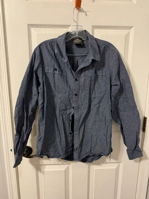 Мужская рубашка для верховой езды Roland Sands на пуговицах размер M - Изображение 1 из 3