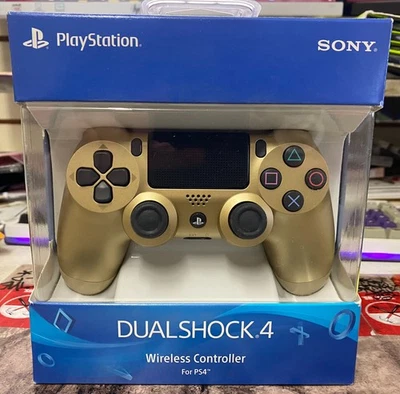 New: Sealed Sony PS4 DualShock 4 Wireless Controller - GOLD Edition Box Damage - Image 1 of 3