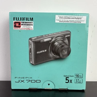 Fujifilm FinePix JX700 Black 16.0MP Digital Camera 1/2.3-inch CCD F3.5～F6.3 NEW - Image 1 of 4