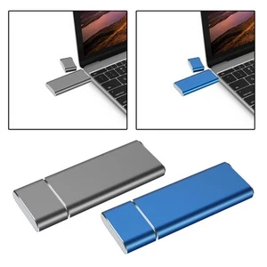 M.2 NGFF to USB 3.0 Aluminum SSD Enclosure Drive Support - Afbeelding 1 van 8