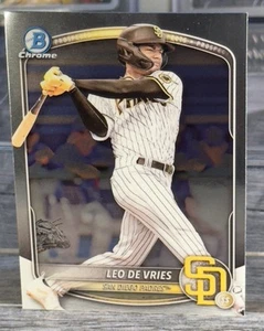 Leo De Vries 2025 Bowman Chrome BCP-59 - Picture 1 of 2