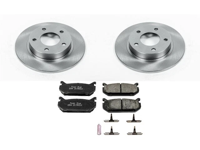 Pastilha de freio traseira e kit de rotor para 1993-1997 Ford Probe 1994 1995 1996 YZ856BH - Imagem 1 de 1