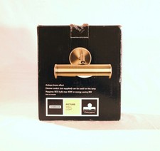 PICTURE LIGHT ANTIQUE BRASS NON LED WALL FITMENT 21CM ADJUSTABLE 40W/8W HOMEBASE