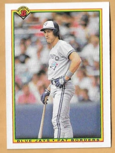 PAT BORDERS TORONTO BLUE JAYS #521 - BOWMAN CASI NUEVO-COMO NUEVO 1990 - Imagen 1 de 2