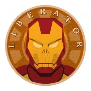 Dark Side 2021 - One Soul - THE LIBERATOR - SUPERHÉROES 1 OZ moneda de plata - Imagen 1 de 3