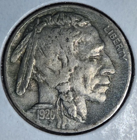 1920 P Buffalo Nickel, VF+ Cover