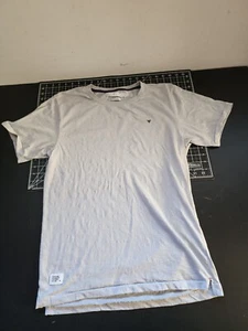 Five Four Light Silver Gray Short Sleeve T-shirt Men's Size Large L Grey - Picture 1 of 7