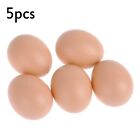 5Pcs Fake Plastic Dummy Eggs Model Toy For Children Playing Kitchen Cooking Game