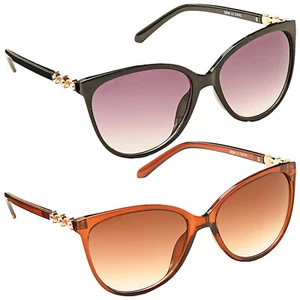 Eyelevel Mujer Demi Gafas de Sol UV400 Protección Anti Brillo Retro Redondo Tono - Imagen 1 de 3