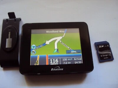 binatone B350 sat nav Western Europe Maps - Image 1 of 4