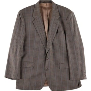 PIERRE BALMAIN Check Pattern Tailored Jacket Men's L Size 2B 2 Button /evb006273 - Picture 1 of 12