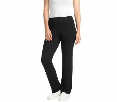 Dalia Size:SMALL Women Pull On Knit Active Pant Yoga Ladies Jogging Pants BLACK • 9.99€